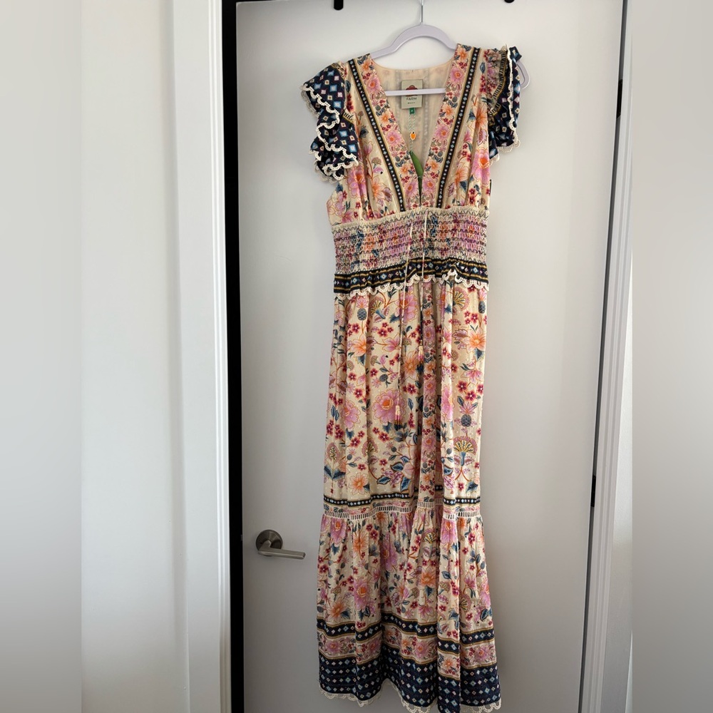 Farm Rio Superbloom Tapestry Maxi Dress